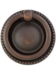 Beaded Round Single-Post Pull - 2" Diameter